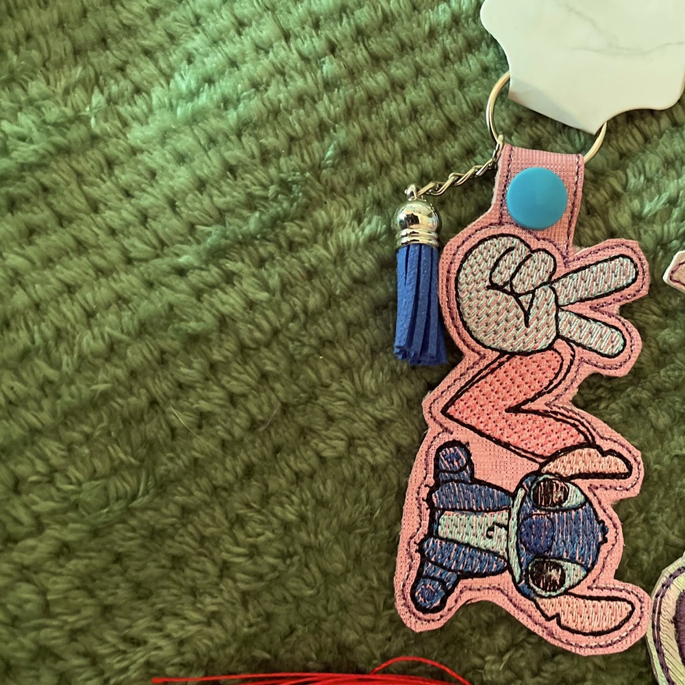 Stitch keychain
